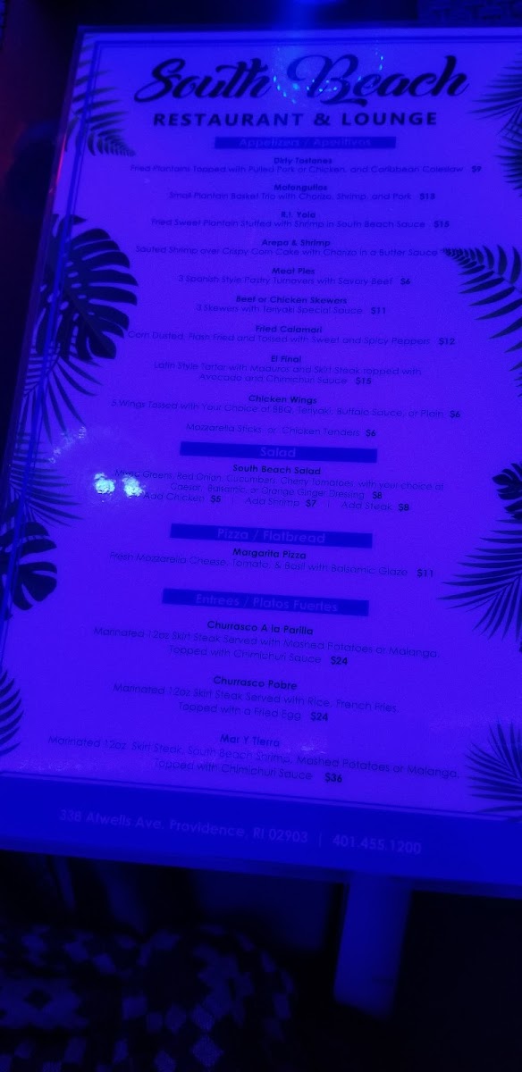 South Beach Restaurant & Lounge Menu-2
